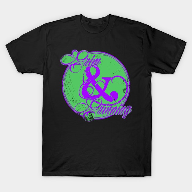 Grim & Grinning Distressed T-Shirt by crowjandesigns
